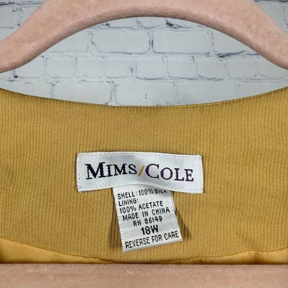 Vintage 90’s Y2K 100% Silk Vest Women’s XL Beaded Western Coastal Grunge - Picture 6 of 11